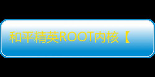 和平精英ROOT内核【lightning】外挂